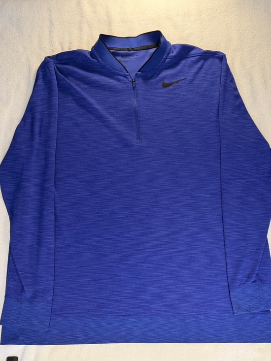Nike Other - Nike Golf Dri-FIT Quarter Zip Pullover Blue Men’s XXL Standard Fit Athletic